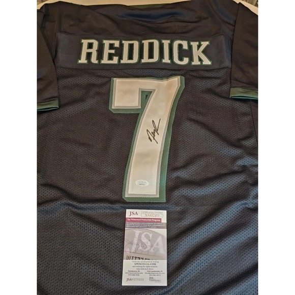 Haason Reddick Autographed/Signed Jersey JSA COA Black Custom Jersey - Picture 1 of 8